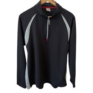 ALO Yoga Cool Fit quarter zip pullover athletic top Sweatshirt Size XL